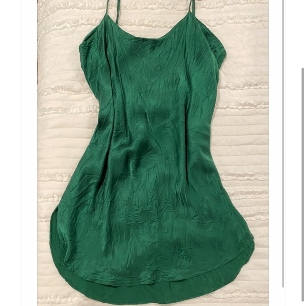 Vintage Victoria’s Secret Forest Green Slip Dress!
